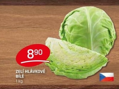 Zelí hlávkové bílé