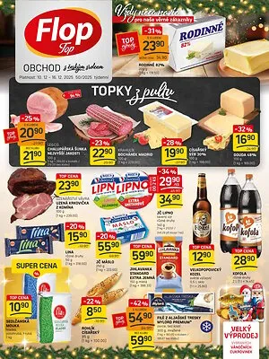 akční leták FLOP TOP 10.12.2025-16.12.2025