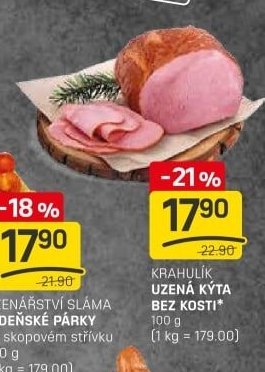KRAHULÍK UZENÁ KÝTA BEZ KOSTI