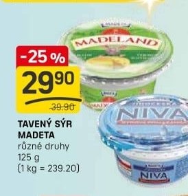 Tavený sýr Madeta
