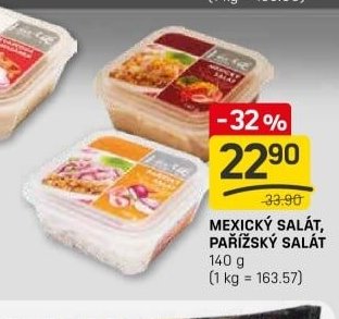 MEXICKÝ SALÁT, PAŘÍŽSKÝ SALÁT