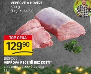 BIDFOOD VEPŘOVÁ PEČENĚ BEZ KOSTI