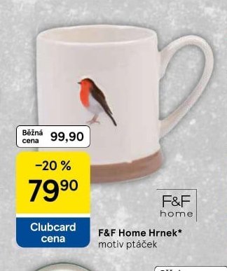 F&F Home Hrnek motiv ptáček