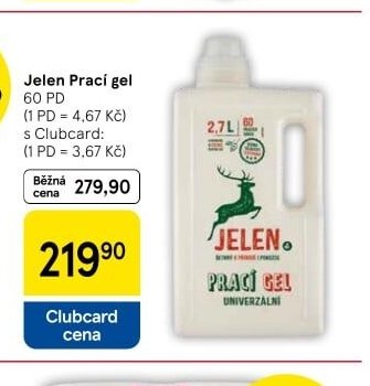Jelen Prací gel
