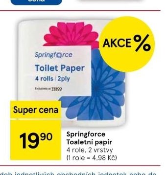 Springforce Toaletní papír