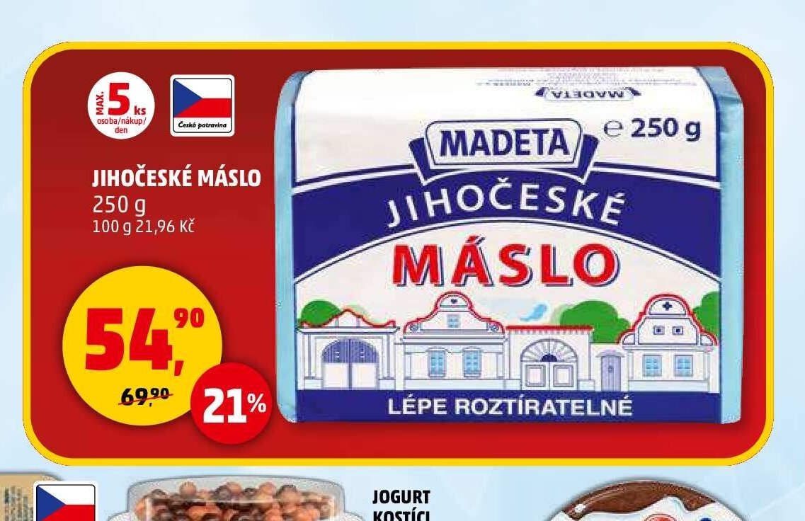 JIHOČESKÉ MÁSLO 250 g