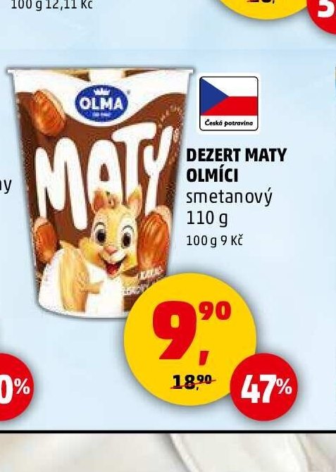 DEZERT MATY OLMÍCI smetanový 110 g