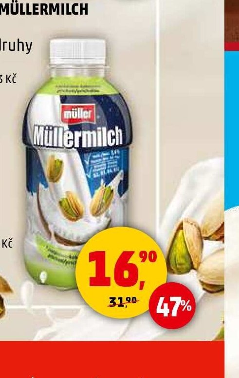 MLÉČNÝ NÁPOJ MÜLLERMILCH různé druhy 400 g