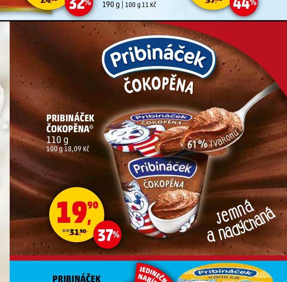 PRIBINÁČEK ČOKOPĚNA 110 g