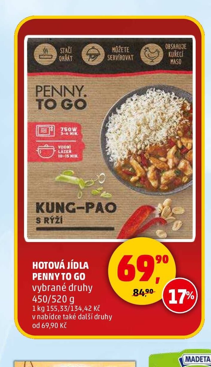 HOTOVÁ JÍDLA PENNY TO GO