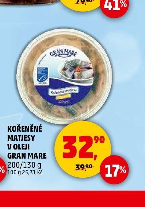 KOŘENĚNÉ MATJESY V OLEJI GRAN MARE