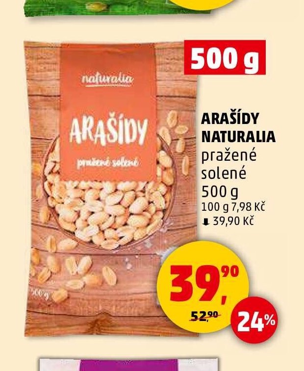 Arašídy Naturalia