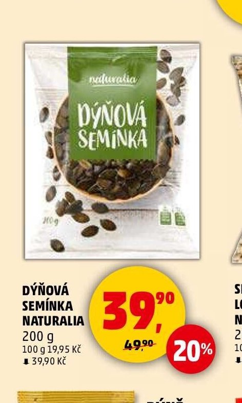 Dýňová semínka Naturalia