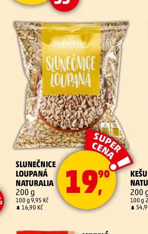 Slunečnice loupaná Naturalia