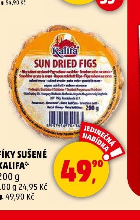 Fíky sušené Kalifa