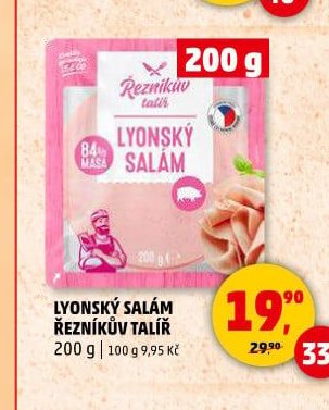 LYONSKÝ SALÁM ŘEZNÍKŮV TALÍŘ