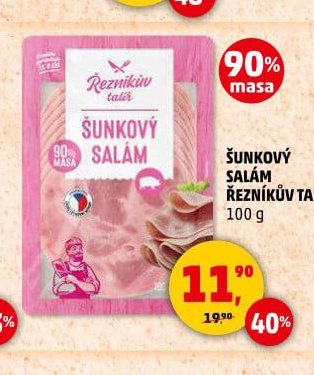 ŠUNKOVÝ SALÁM ŘEZNÍKŮV TALÍŘ