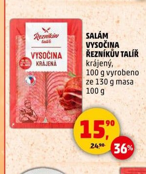 SALÁM VYSOČINA ŘEZNÍKŮV TALÍŘ