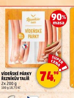 VÍDEŇSKÉ PÁRKY ŘEZNÍKŮV TALÍŘ