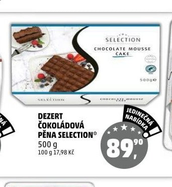 DEZERT ČOKOLÁDOVÁ PĚNA SELECTION*