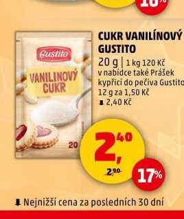 CUKR VANILÍNOVÝ GUSTITO