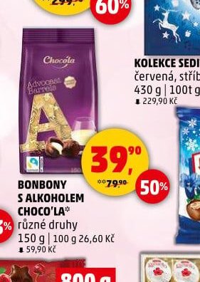 BONBONY S ALKOHOLEM CHOCO'LA