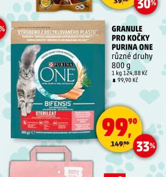 GRANULE PRO KOČKY PURINA ONE