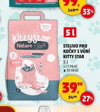 STELIVO PRO KOČKY S VŮNÍ KITTY STAR