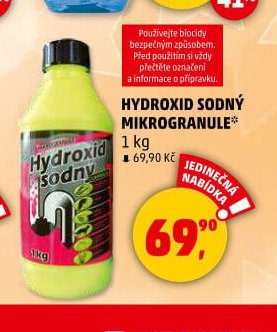 HYDROXID SODNÝ MIKROGRANULE