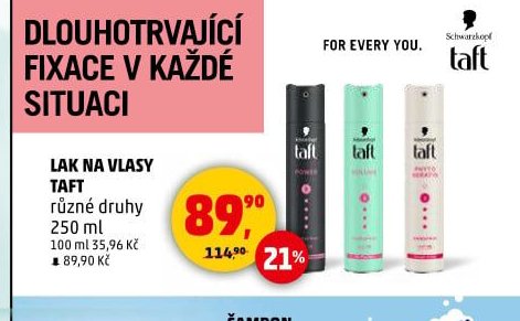 LAK NA VLASY TAFT