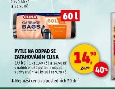 PYTLE NA ODPAD SE ZATAHOVÁNÍM CLINA