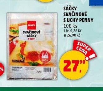 SÁČKY SVAČINOVÉ S UCHY PENNY