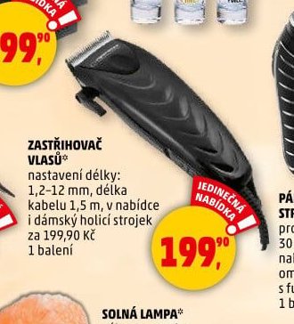 ZASTŘIHOVAČ VLASŮ