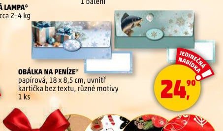 OBÁLKA NA PENÍZE