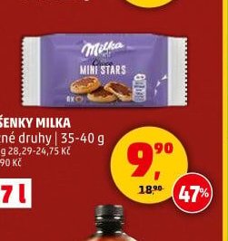 Sušenky Milka Mini Stars - Penny Market akcniletaky.com