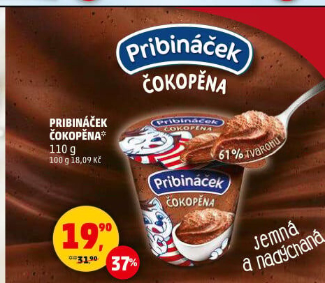 Čokopěna Pribináček