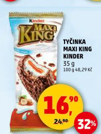 Dezert Maxi King Kinder
