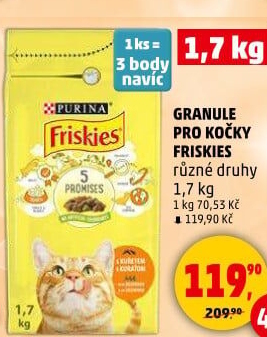 Granule pro kočky Friskies