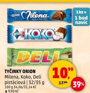 Tyčinka Milena Orion