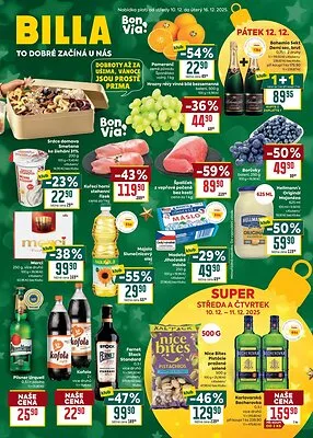 akční leták BILLA 10.12.2025-16.12.2025