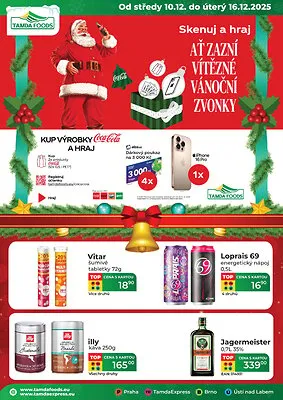 akční leták TAMDA FOODS 10.12.2025-16.12.2025