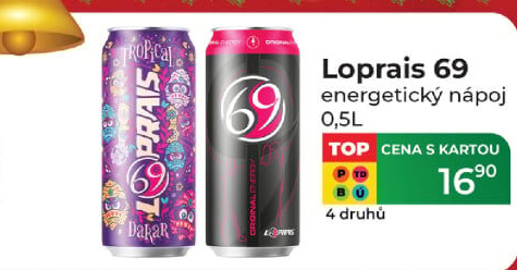 Energetický nápoj 69 Loprais