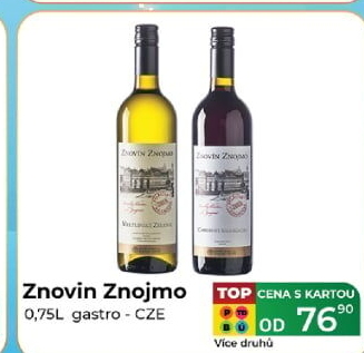 Vína Gastro Znovín Znojmo