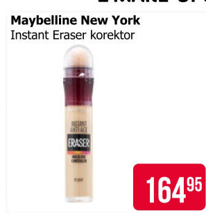 Korektor na kruhy pod očima Instant Anti-Age Eraser Eye Maybelline