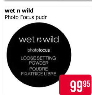 Sypký pudr Photo Focus Wet n Wild