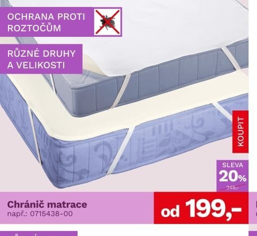Chránič matrace