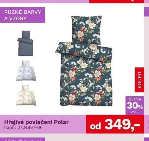 Hřejivé povlečení Polar