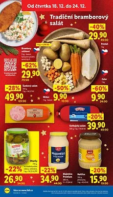 akční leták Lidl 18.12.2025-21.12.2025