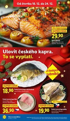 akční leták Lidl 18.12.2025-21.12.2025
