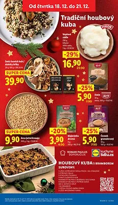 akční leták Lidl 18.12.2025-21.12.2025